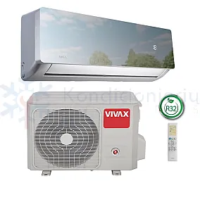 ACP-12CH35AERI Silver Mirror VIVAX 3.5/3.8 kW oro kondicionierius - šilumos siurblys ACP-12CH35AERI Silver Mirror VIVAX 3.5/3.8 kW oro kondicionierius - šilumos siurblys