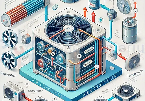 Oro kondicionieriaus veikimo principas Oro kondicionieriaus veikimo principas