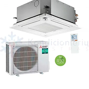 SLZ-M50FA SLP-2FALM SUZ-M50VA Mitsubishi Electric 4.6/5.0 kW kasetinis oro kondicionierius - šilumos siurblys SLZ-M50FA SLP-2FALM SUZ-M50VA Mitsubishi Electric 4.6/5.0 kW kasetinis oro kondicionierius - šilumos siurblys