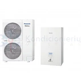 WH-SXC09H3E8 / WH-UX09HE8 Panasonic Bi-Bloc T-CAP 9.0 kW oras-vanduo šilumos siurblys WH-SXC09H3E8 / WH-UX09HE8 Panasonic Bi-Bloc T-CAP 9.0 kW oras-vanduo šilumos siurblys