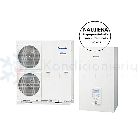 WH-SQC09H3E8 / WH-UQ09HE8 Panasonic Bi-Bloc T-CAP 9.0 kW oras-vanduo šilumos siurblys WH-SQC09H3E8 / WH-UQ09HE8 Panasonic Bi-Bloc T-CAP 9.0 kW oras-vanduo šilumos siurblys